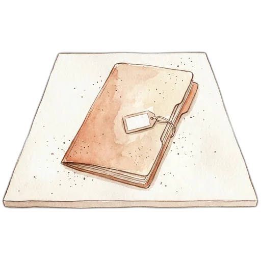 Folder of forgotten testimonials gathering dust